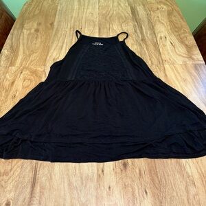Torrid Deep Navy Blue Super Soft Knits Lace Front Sleeveless Top Womens Size 2